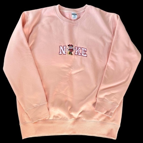 Nike Tops - Unisex Minnie Mouse Embroidered Crewneck Sweatshirt - Size XL - NWOT